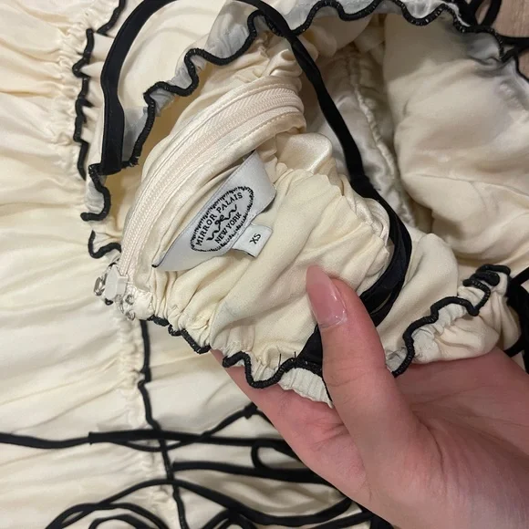 mirror palais ruffle tunnel dress mini - Picture 3 of 8